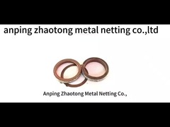 فیلتر هوا شبكه سیم بافته 0.12mm - 2.5mm پاکسازی مکانیکی گازهای خروجی ROHS گواهی