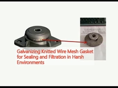 گالوانیزاسیون گاسکت براق براق برای بسته بندی و فیلتر در محیط های خشن