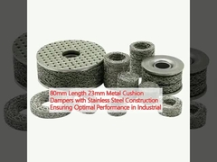 80mm طول 23mm دمپر های بالش فلزی با ساخت فولاد ضد زنگ تضمین عملکرد بهینه در صنعت