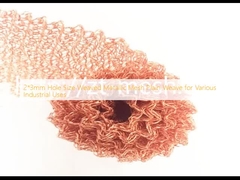 2*3mm اندازه سوراخ بافت شده فلزی میش بافت ساده برای کاربردهای مختلف صنعتی