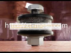 واشر اگزوز مش سیم از جنس استنلس استیل 40 * 20 * 10.3 میلی متر مش سیم کشی فشرده OEM