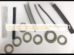 شبکه سیم پیچ و خم شده فولاد ضد زنگ شبکه فلزی انعطاف پذیر ماندگار برای فیلترسازی صنعتی و برنامه های جداگانه