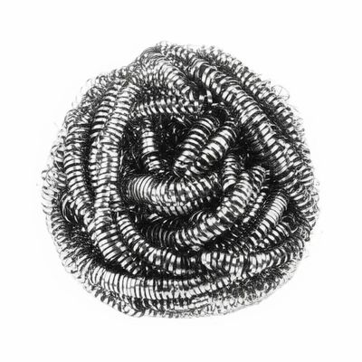 Household Stainless Steel Cleaning Ball Pan Scrubber 8*8cm 40g 0.08-0.5mm Wire width