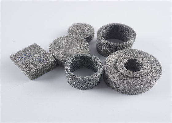 10-200mm Dia Compressed Woven Wire Cloth Knitted Weave برای کاربردهای فیلتراسیون سنگین