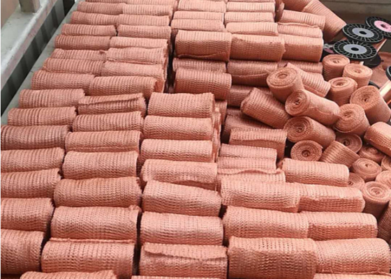 8mm SS304 پارچه مشبک بافتنی ODM مقاومت در برابر حرارت بالا 800 درجه