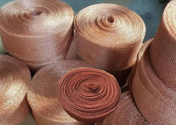 توری و لوله مسی بافتنی با عرض 300 برای فیلترهای دمیستر