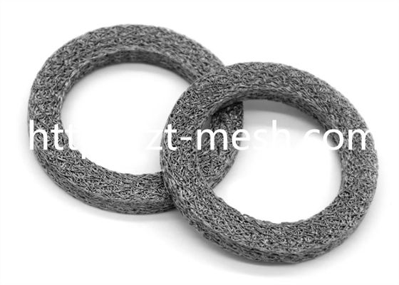 واشر اگزوز مش بافتنی از جنس استنلس استیل Od25*25*10mm ساخته شده برای کاهش اگزوز