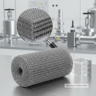 مش سیم کشباف فشرده 20*60 میلی متری انعطاف پذیر که فیلتراسیون عالی و پایداری ساختاری را در کاربردهای صنعتی ارائه می دهد.