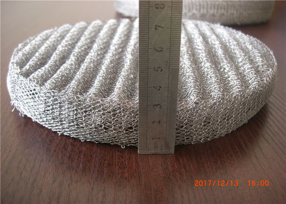 Roundness kneaded Mesh Demister Pad 0.23mm مقاومت در برابر خوردگی