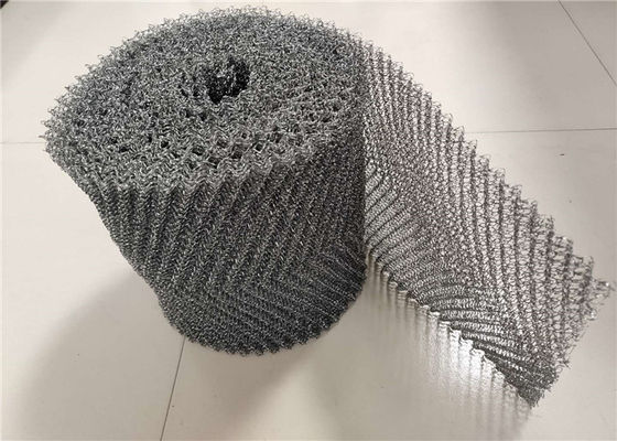 فیلتر شبکه مش بافتنی فلزی دو سیم بافندگی عرض دقیق 400 میلی متر SS316L سفارشی