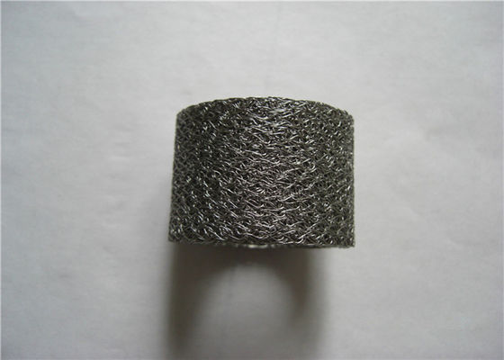مش سیم فشرده OD30 میلی متر استوانه ای ضد لرزش SS304 SS316 0.09 میلی متر - 0.55 میلی متر