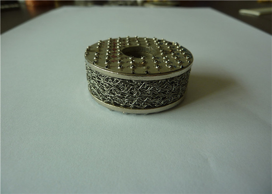 Dia 50 * 20mm مش برش فشرده تریکو 98٪ فیلتر سوراخ مربع