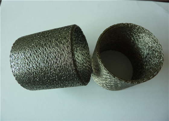 مایع گاز فیلتر مش سیم بافتنی فشرده OD25mm 0.55mm 100mesh / inch