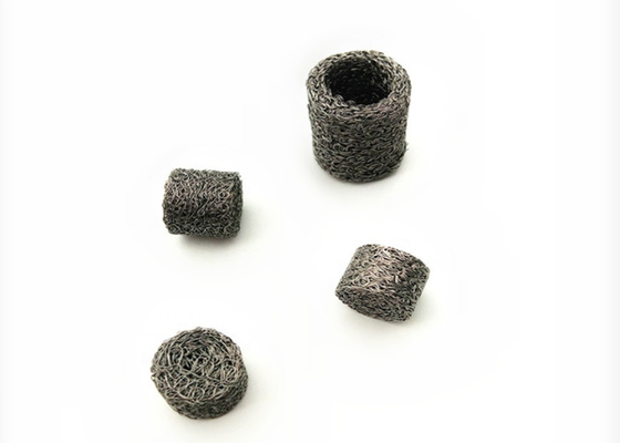 Dia 40 * 20mm سیلندر بافتنی سیم اگزوز مش واشر پشتیبانی حلقه ها مقاوم در برابر قلیایی