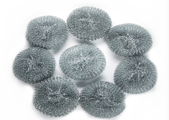 گالوانیزه مش فولاد ضد زنگ Scourer 10 گرم 15 گرم شکل تمیز قدرت تمیز کردن قوی