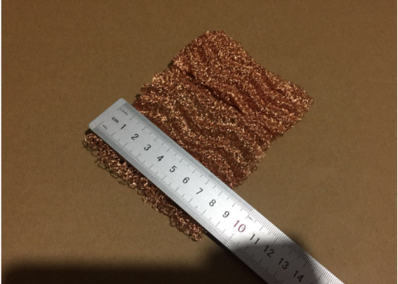 8mm SS304 پارچه مشبک بافتنی ODM مقاومت در برابر حرارت بالا 800 درجه