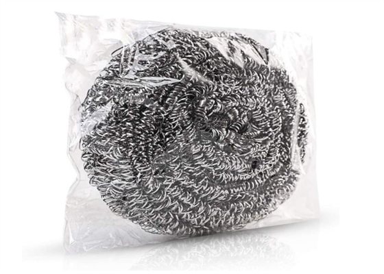 توپ تمیز کردن فولاد ضد زنگ Heavy Duty 410 23g Dia 7cm رنگ نقره ای