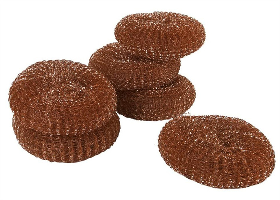 اسکرابر ظرفشویی مسی زرد ZT 90 گرم مخصوص ظروف آشپزخانه سخت