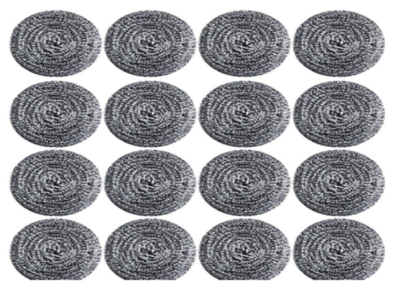 توپ تمیز کردن فولاد ضد زنگ Heavy Duty 410 23g Dia 7cm رنگ نقره ای