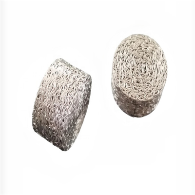 Foam Snow Lance Pure Nickel Knit Wire Mesh 14 * 10mm OEM سفارشی برای فیلتر شستشوی ماشین