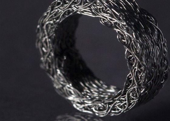 شبکه سیمی بافتنی فشرده 25 میلی متری فلزی سطح بالا برای خودرو