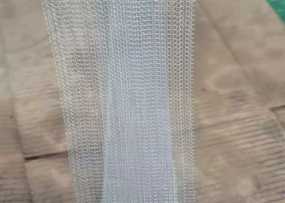 مش سیمی فولادی ضد زنگ بافتنی چند منظوره 400 میلی متر عرض 0.11 میلی متر