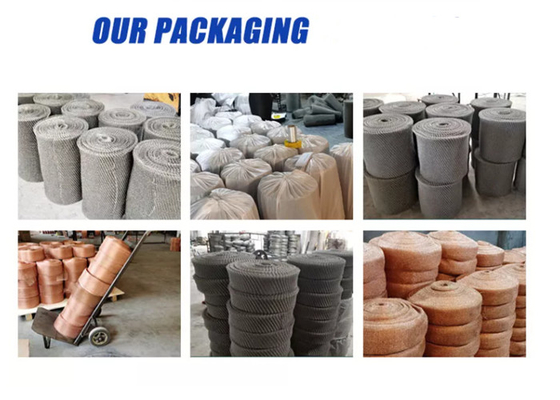 مش سیم بافتنی Aisi 304 برای جداسازی آب روغن