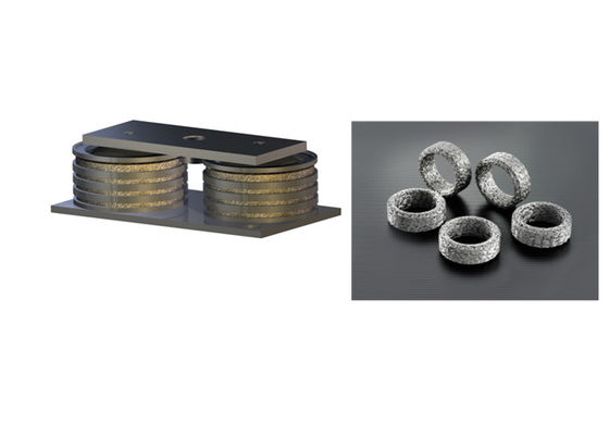 دمپرهای بالشتک فلزی Od80mm به شکل استوانه ای برای جذب ضربه