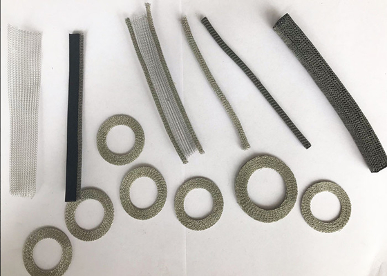 قطر سیم 0.08 - 0.5 میلیمتر شبکه سیم پیچ و خم شده فشرده برای انواع صنایع فیلتر